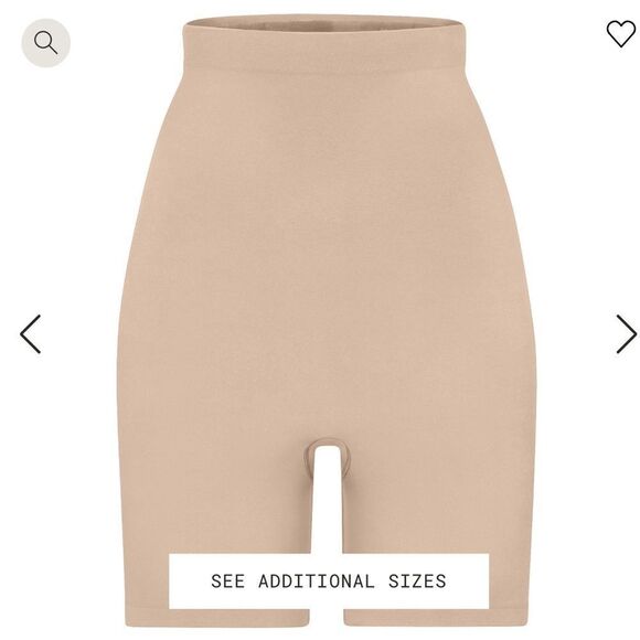 Skims Seamless Sculpt HIGH-WAISTED ABOVE THE KNEE SHORT Mica Small NWT in packag - Picture 1 of 6